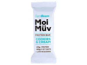 GymBeam Proteinová tyčinka MoiMüv 60g Příchuť: Cookies & krém