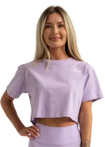 GymBeam Dámské tričko Cropped Limitless Lavender XS
