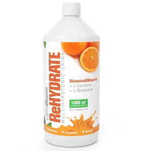 GymBeam Iontový nápoj ReHydrate 1000 ml Příchuť: Pomeranč
