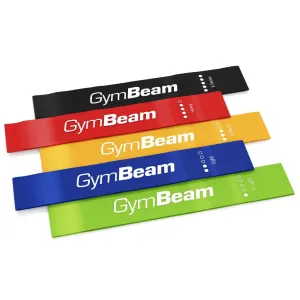 Posilovací gumy GymBeam Resistance 5 Set
