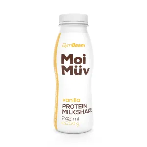 GymBeam MoiMüv Protein Milkshake 242 ml, vanilla