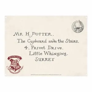 Half Moon Bay Plechová cedule Harry Potter - Letters 21 x 15 cm