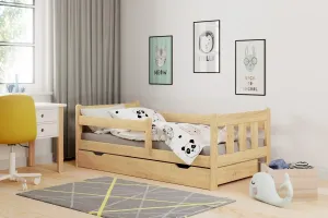 Dětská postel se zásuvkou MARINELLA 160x80 cm Halmar Borovice