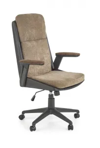 HALMAR Kancelářská židle Herbia hnědá/černá