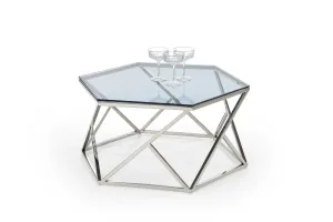 HALMAR Konferenční stolek Cristina stříbrný