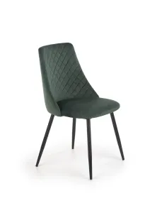 HALMAR Designová židle Cylia tmavě zelená