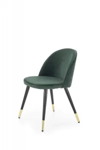 HALMAR Designová židle Gole tmavě zelená