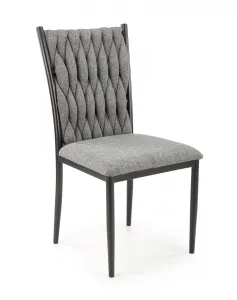 Židle K435 látka/kov šedá 48x55x94