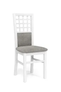HALMAR Jídelní židle Gernia bílá/šedá