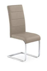 Židle K85 metal/eko kůže cappuccino 42x56x100
