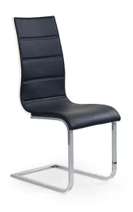 HALMAR Jídelní židle Kristal černá/bílá
