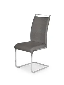 Židle K348 látka/kov šedá 42x59x99
