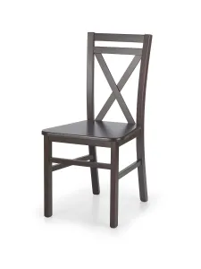 Židle Dariusz 2 dřevo/MDF tmavý ořech 45x49x90