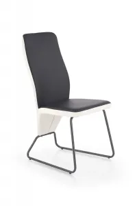 HALMAR Jídelní židle Navia bílá/černá/super šedá