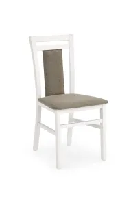 Židle Hubert 8 dřevo/látka bílá/inari 23 45x51x90