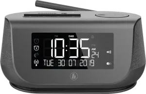 Stolní rádio Hama DR36SBT, AUX, Bluetooth, USB, černá