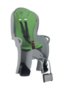 dětská sedačka HAMAX KISS s neuzamykatelným zámkem - šedá/zelená