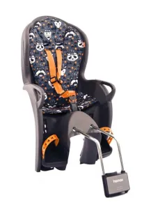 dětská sedačka HAMAX KISS s neuzamykatelným zámkem - šedá/modrá design