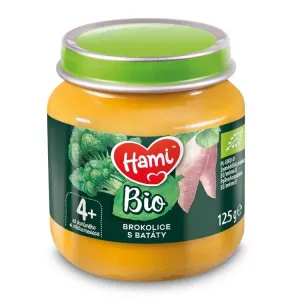 Hami Bio zeleninový Brokolice s batáty 4+ 125 g
