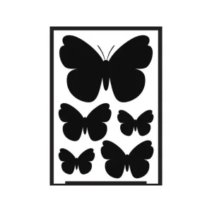 Samolepící šablona Motýli A5 #6029760
