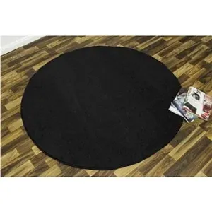 Kusový koberec Nasty 102055 Schwarz kruh 200×200 (průměr) cm