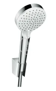 HANSGROHE Crometta Set sprchové hlavice, 2 proudy, držáku a hadice, EcoSmart, bílá/chrom 26694400