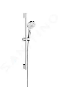 HANSGROHE Crometta Set sprchové hlavice, tyče a hadice, EcoSmart 9 l/min, bílá/chrom 26535400