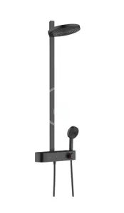 HANSGROHE Pulsify S Sprchový set s termostatem, průměr 26 cm, 3 proudy, matná černá 24240670