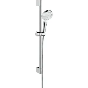 HANSGROHE Crometta Set sprchové hlavice, 2 proudy, tyče a hadice, bílá/chrom 26532400