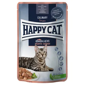 Happy Cat Pouch Meat in Sauce 12 x 85 g  - losos