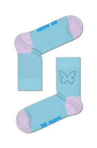 Ponožky Happy Socks Butterfly Rhinestone 1/2 Crew dámské