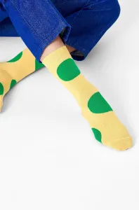 Ponožky Happy Socks dámské, žlutá barva #4689335