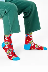 Ponožky Happy Socks pánské, červená barva #4689327