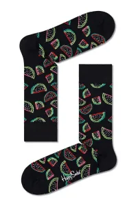 Ponožky Happy Socks Watermelon dámské, černá barva
