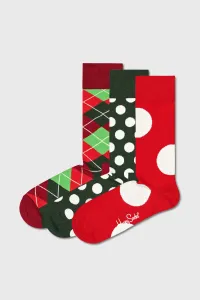 3 PACK ponožek  Holiday Classics 41-46 Happy Socks