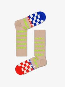 Happy Socks Happy Happy Ponožky Hnědá Béžová