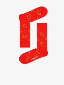 Happy Socks Pizza Slice Ponožky Červená
