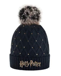 Harry Poter - licence Dívčí zimní čepice - Harry Potter 5239214, černá Barva: Černá, Velikost: velikost 54