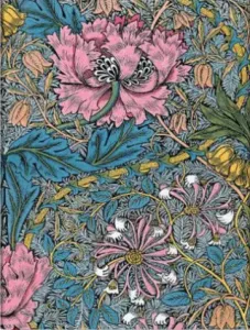 Zápisník Paperblanks - Morris Pink Honeysuckle - Ultra nelinkovaný