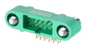 Harwin G125-Mh11205M3P Connector, R/a Hdr, 12Pos, 2Row, 1.25Mm