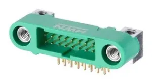 Harwin G125-Mh11605M4P Connector, R/a Hdr, 16Pos, 2Row, 1.25Mm