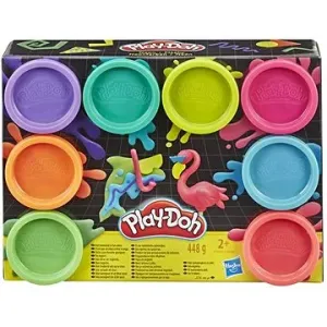 Hasbro Play-Doh Balení 8 barevných kelímků - Neon