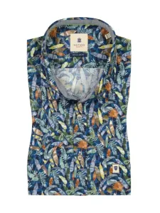 Nadměrná velikost: Hatico, Košile s krátkým rukávem a květinovým potiskem, regular fit Námořnická Modrá