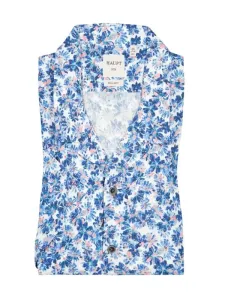 Nadměrná velikost: Haupt, Košile s krátkým rukávem ze směsi lnu s potiskem květů Vícebarevné #4455795