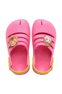 Dětské pantofle Havaianas CLOG PRINCESAS růžová barva