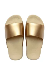 Pantofle Havaianas SLIDE CLASSIC zlatá barva, 4147131.0154