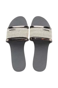 Pantofle Havaianas YOU TRANCOSO PREMIUM dámské, šedá barva, 4146063.5178