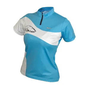 HAVEN Cyklistický dres s krátkým rukávem - COMTESS - modrá/bílá M