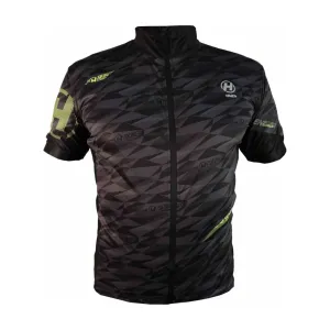 HAVEN Cyklistický dres s krátkým rukávem - SKINFIT - černá/zelená S