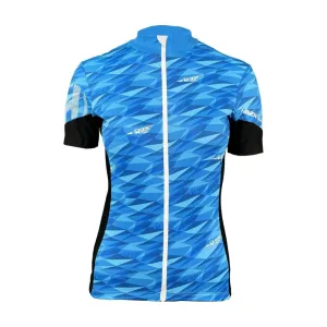 HAVEN Cyklistický dres s krátkým rukávem - SKINFIT NEO WOMEN - modrá/bílá M